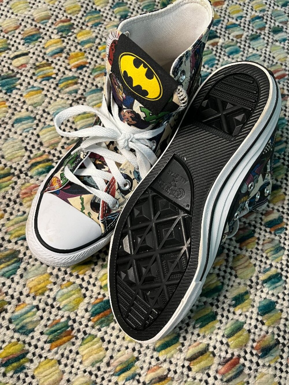 Converse Chuck Taylor All Star Batman DC Comics High Top Sneakers - Picture 3 of 3